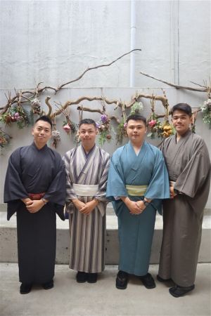 男性着物