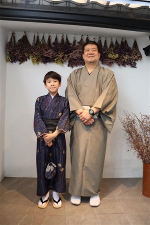 男性着物