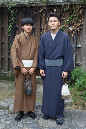 男性着物