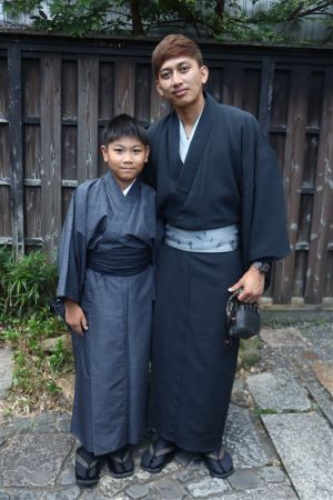 男性着物