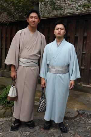 男性着物