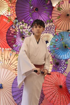 男性着物