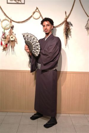 男性着物