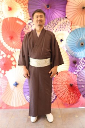 男性着物