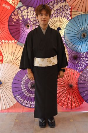 男性着物