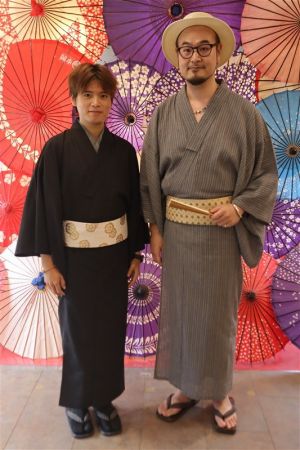 男性着物