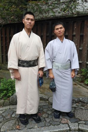 男性着物