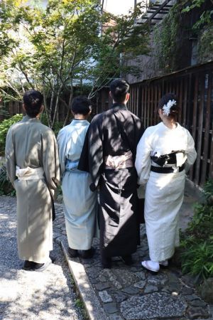 男性着物