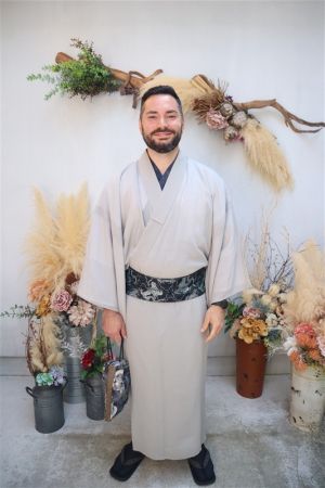 男性着物