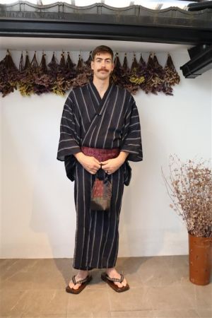 男性着物