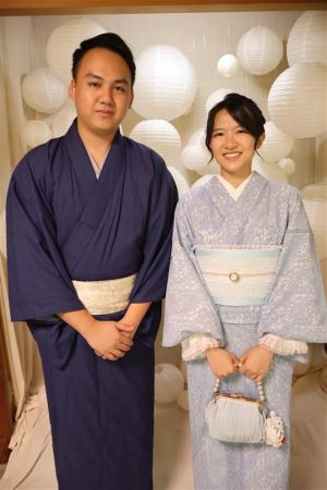 男性着物