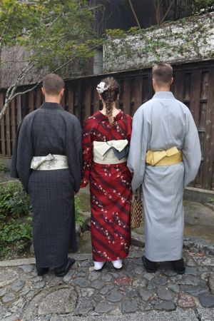 男性着物