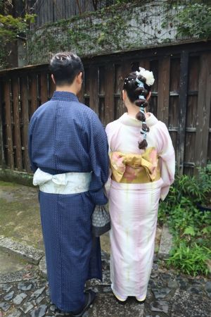 男性着物
