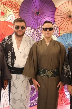 男性着物