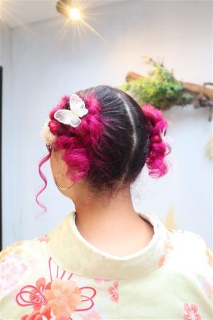 フリーチョイスヘアセット