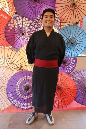 男性着物