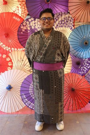男性着物