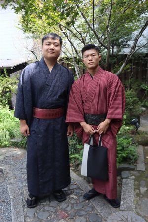 男性着物