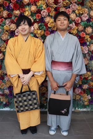男性着物