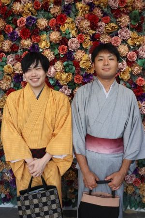 男性着物