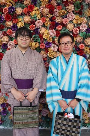 男性着物