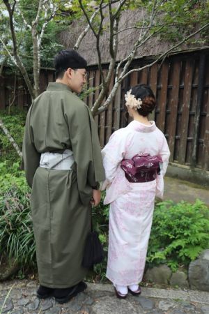 男性着物