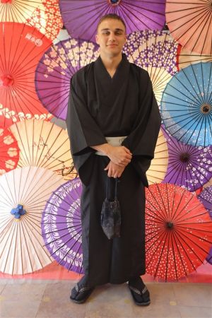 男性着物