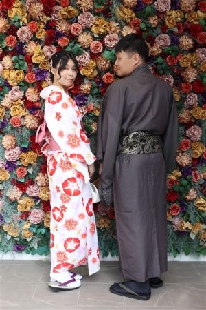男性着物
