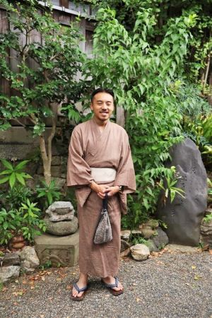 男性着物