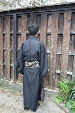 男性着物