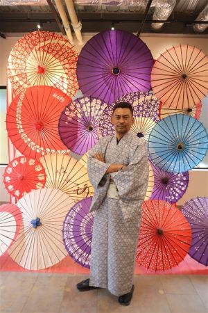 男性着物