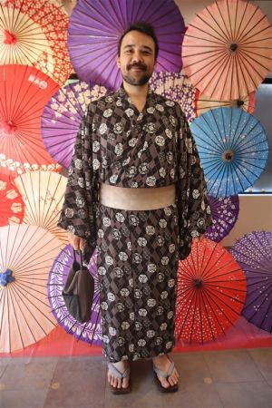 男性着物