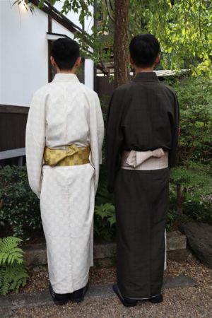 男性着物