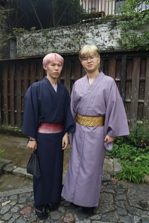 男性着物