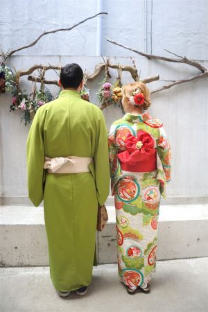 男性着物