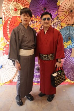 男性着物