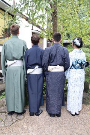 男性着物