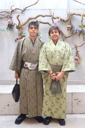 男性着物