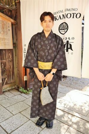 男性着物