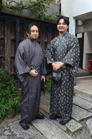男性着物