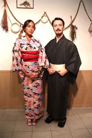 男性着物