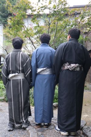 男性着物