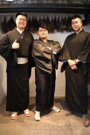 男性着物