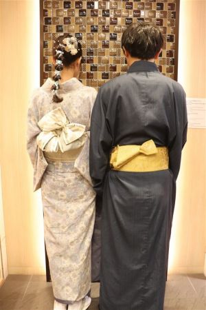 男性着物