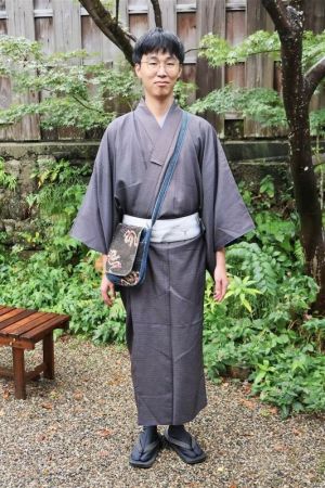 男性着物