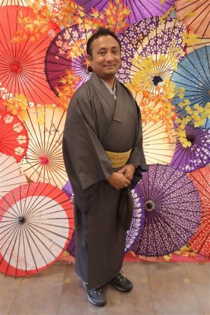 男性着物