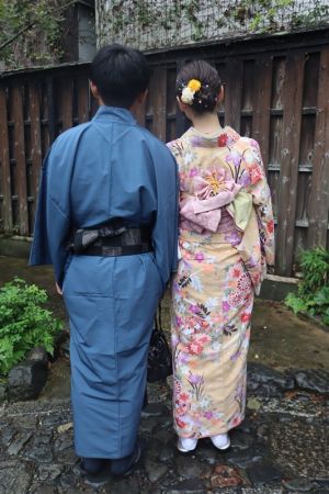 男性着物
