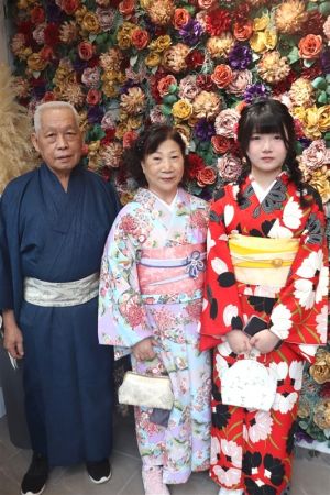 男性着物