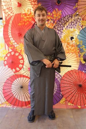男性着物