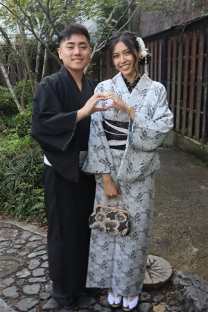 男性着物